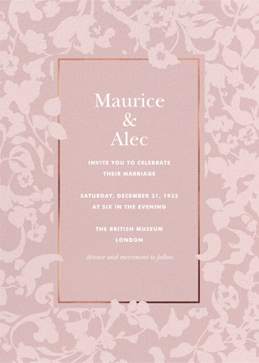 Lace Garden - Invitation by kate spade new york