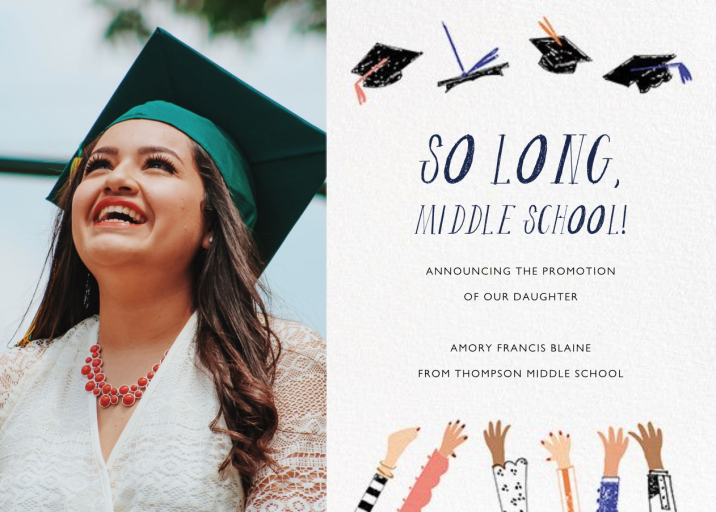 Tassels Up - Graduation Announcement by Mr. Boddington's Studio
