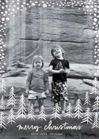 Pollenpine Snow - Christmas Card by Linda and Harriett