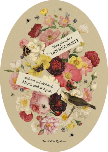 Garden Life - Invitation by Open Sea Design Co.