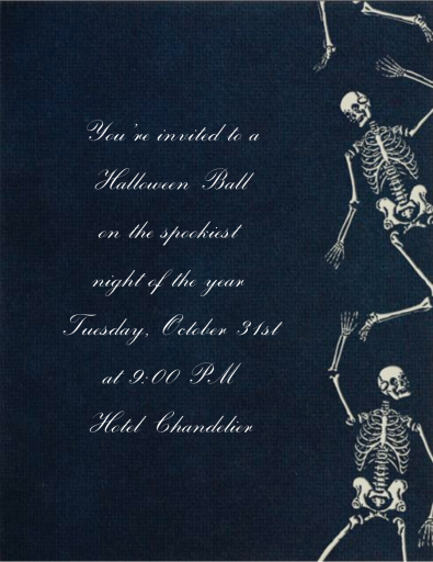 Danse Macabre - Halloween Invitation by Paperless Post