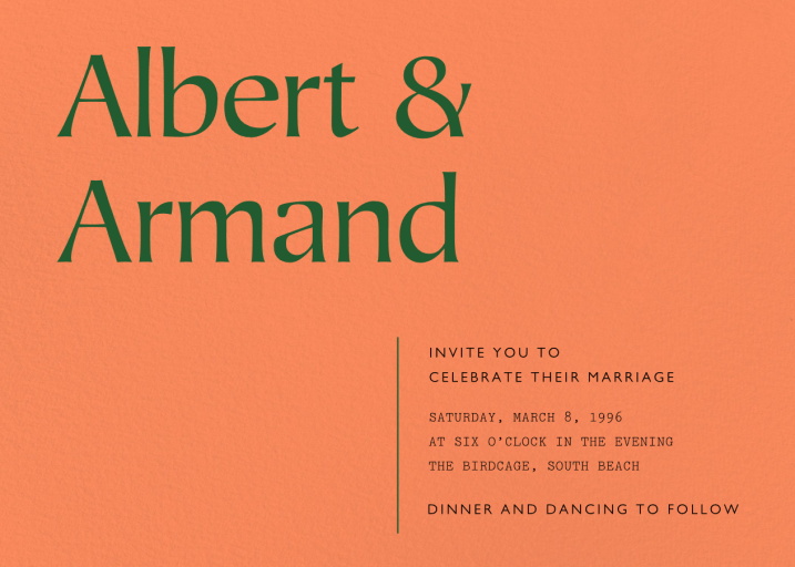 Hudson - Wedding Invitation by Paperless Post