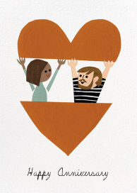 In Your Heart (Christian Robinson) - Anniversary Card by Red Cap Cards