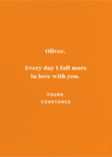 Loving Eyes (Nolan Pelletier) - Love and Romance Card by Red Cap Cards - Back