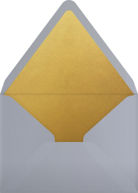 Arched Simple Initials Invitation Envelope