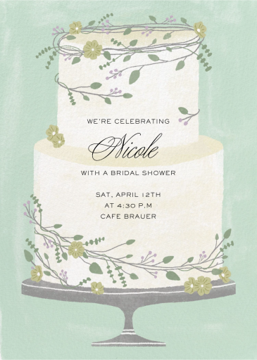 Sweetest Cake - Bridal Shower Invitation by Paperless Post