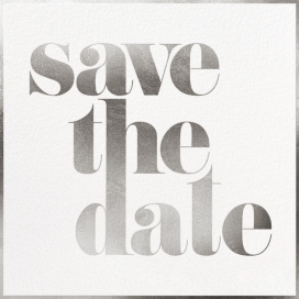 A Golden Date - Save the Date by kate spade new york
