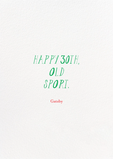 Gregarious Gallery - Birthday Card by Mr. Boddington's Studio - Back