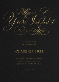 You're Invited - Graduation Party Invitation by Bernard Maisner