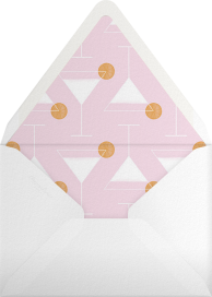 Martini Glass & Hand Invitation Envelope