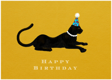 Panther Birthday - Birthday Card by Paperless Post