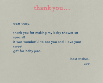 Casual Thanks - Stationery by Paperless Post