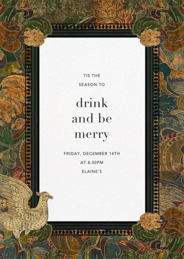 Gonzaga - Holiday Party Invitation by Cabana