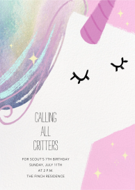 Unicorn Hair by Paperless Post