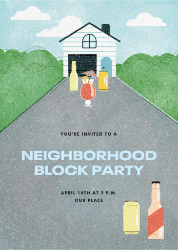 Driveway Drinks - Invitation by Paperless Post