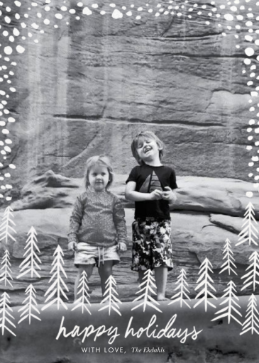 Pollenpine Snow - Holiday Card by Linda and Harriett