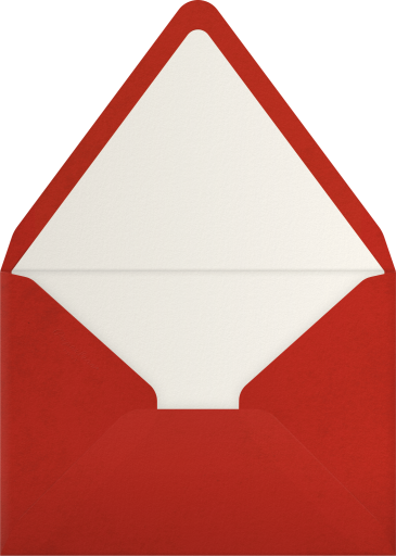 Apple Pomegranate Rosh Hashanah Invitation Envelope