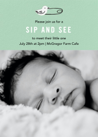 Duck Pin Photo - Sip and See Invitation by Paper Source