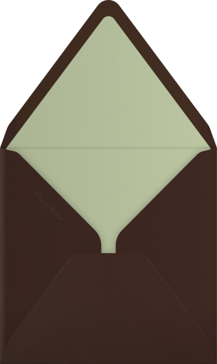 Friendsgiving Turkey Invitation Envelope