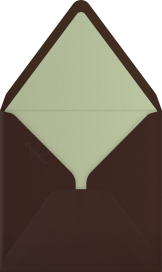 Einladungsumschlag für „Friendsgiving“ mit Truthahnmotiv