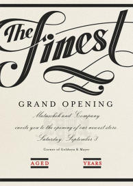 Barrel Aged - Launch Party Invitation by Paperless Post