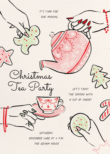 Holiday Tea - Party Invitation by Paperless Post