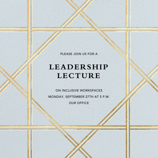 Southampton (New) - Conference Invitation by Jonathan Adler