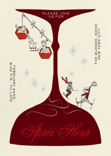 Ski Spirit - Invitation by Tamborine Press