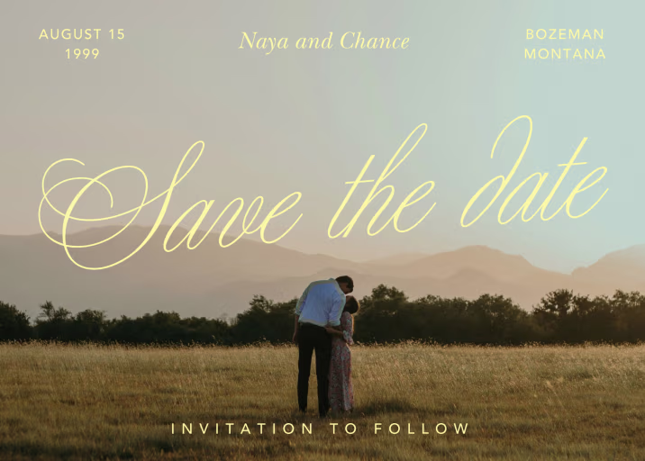 Forever in Print - Save the Date by Paperless Post