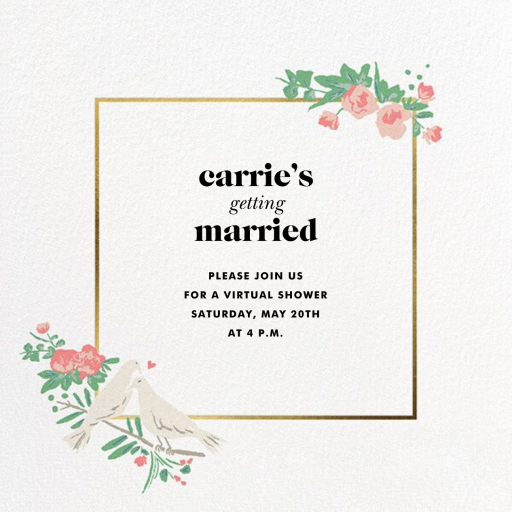 Dove Love - Bridal Shower Invitation by kate spade new york