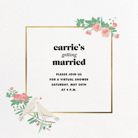 Dove Love - Bridal Shower Invitation by kate spade new york