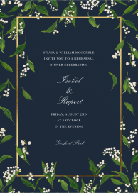 Valley Girls - Rehearsal Dinner Invitation by Oscar de la Renta
