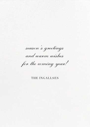 3/4 Portrait (Photo) - Holiday Card by Paperless Post - Back