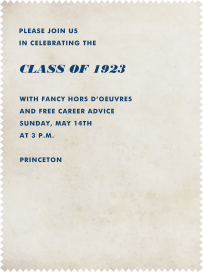 Custom (Sawtooth) - Graduation Party Invitation by Paperless Post
