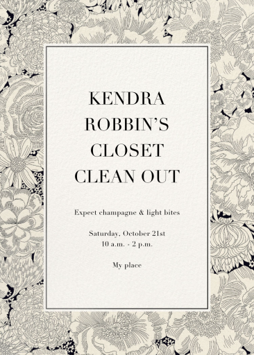 Heritage Blooms - Business Event Invitation by Liberty