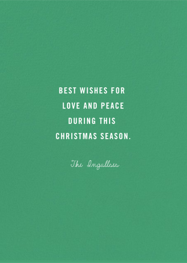 Poodle for Christmas (Bodil Jane) by Red Cap Cards - Back