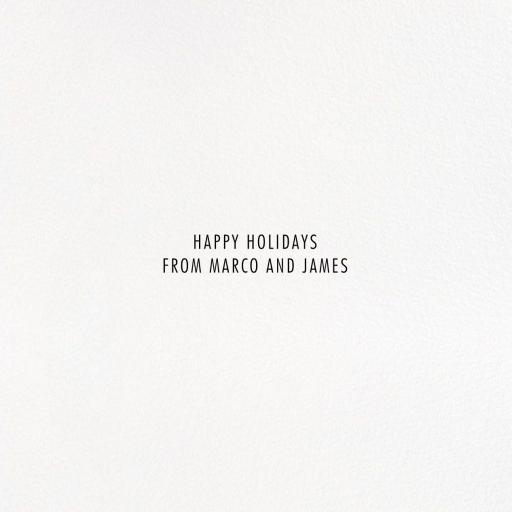 Evoke Photo - Holiday Card by Kelly Wearstler - Back