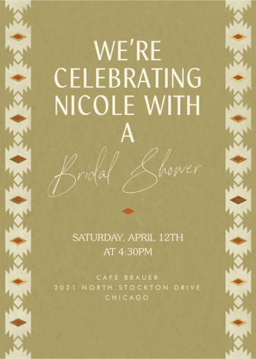 Pueblo - Bridal Shower Invitation by Paperless Post