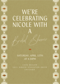 Pueblo - Bridal Shower Invitation by Paperless Post