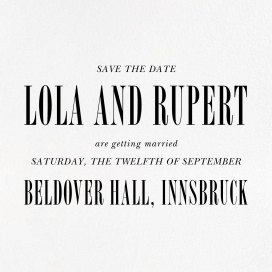 Assemblage Save the Date by Paperless Post