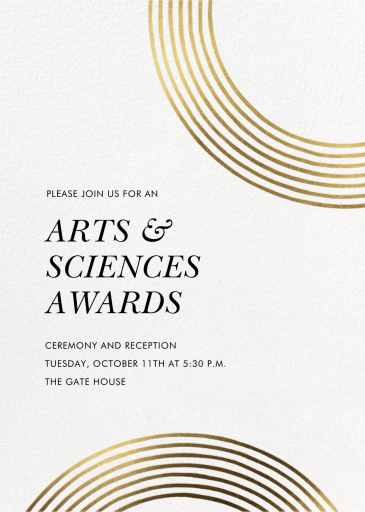 Sand Garden - Awards Ceremony Invitation by kate spade new york