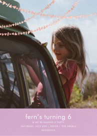 Streamer Shapes (Inset) - Birthday Invitation by Paperless Post