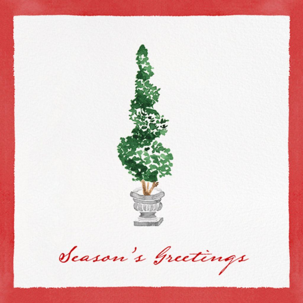 Spiraled Cedar - Holiday Card | Send online instantly | Track opens
