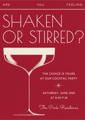 Velvet Coupe - Invitation by Paperless Post