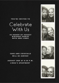 Photo Booth - Birthday Invitation by Paperless Post