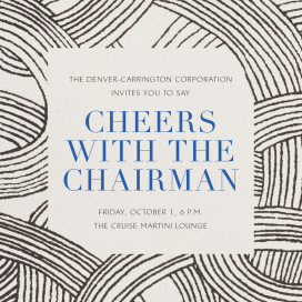 Laidback Living - Corporate Reception Invitation by Schumacher