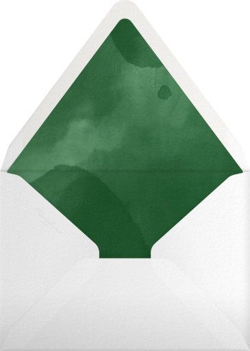 Winter Watercolor Trees - Paperless Post Envelope