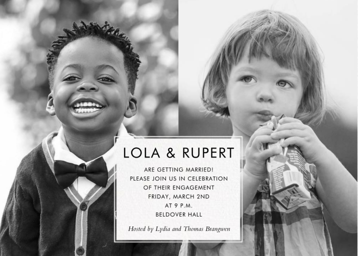 Two of a Kind - Engagement Party Invitation by Paperless Post