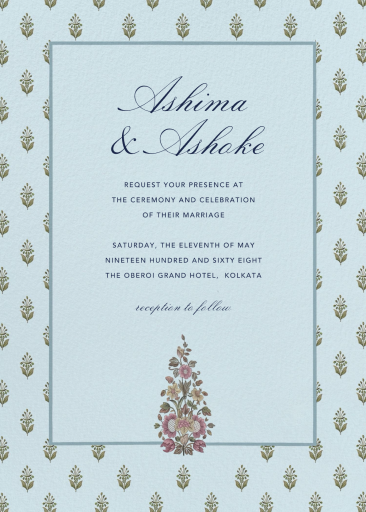 Ancestral Garden - Wedding Invitation by Anita Dongre