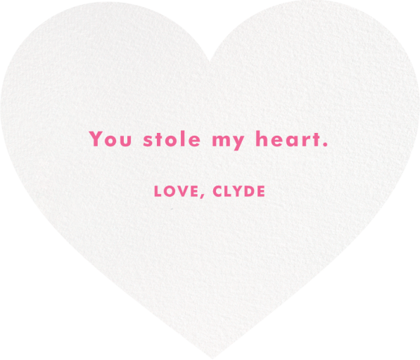 Be Mine - Valentine's Day Card by Paperless Post - Back